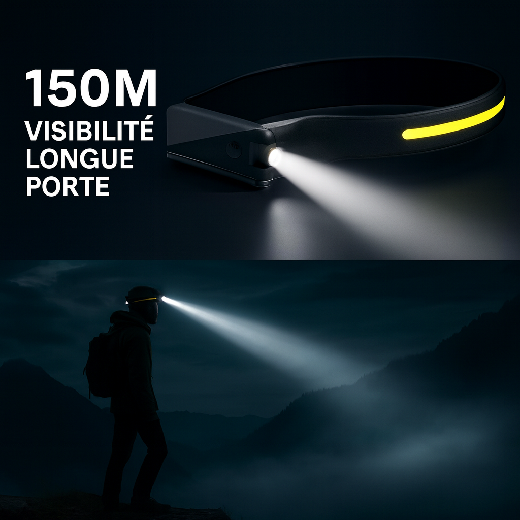 AdventureLight - Lampe frontale LED 230°